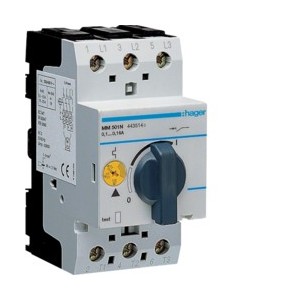 Disj.moteur 0.1-0.16A  2.5m - DISJONCTEURS MULTI.  HAGER MM501N