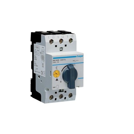 Disj.moteur 0.63-1A  2.5m - DISJONCTEURS MULTI.  HAGER MM505N