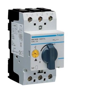Disj.moteur 0.63-1A  2.5m - DISJONCTEURS MULTI.  HAGER MM505N