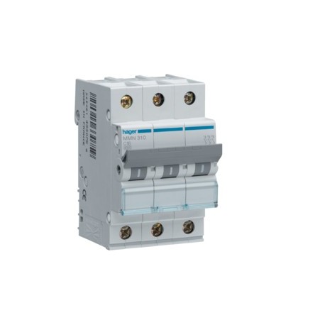 Disj.mag.2P 25kA 10A 3m - DISJONCTEURS MULTI.  HAGER MMN310