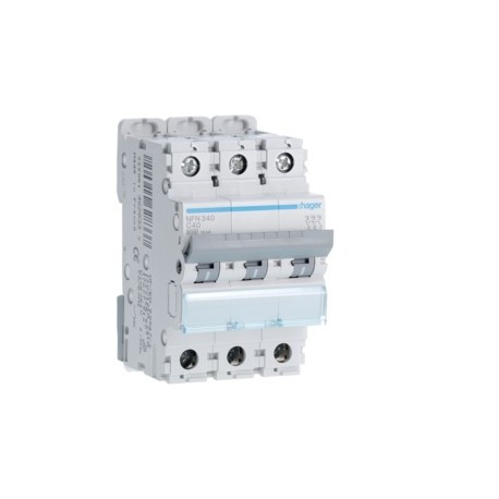 Disj.3P 6-10kA C-40A 3m - DISJONCTEURS MULTI.  HAGER NFN340
