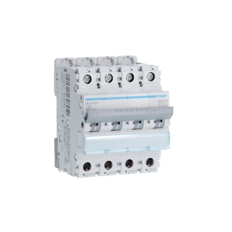 Disj.4P 6-10kA C-20A 4m - DISJONCTEURS MULTI.  HAGER NFN420