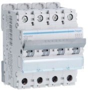 Disj.4P 6-10kA C-32A 4m - DISJONCTEURS MULTI.  HAGER NFN432