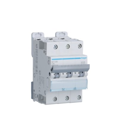 Disj.3P 6-10kA C-10A 3m - DISJONCTEURS MULTI.  HAGER NFT310