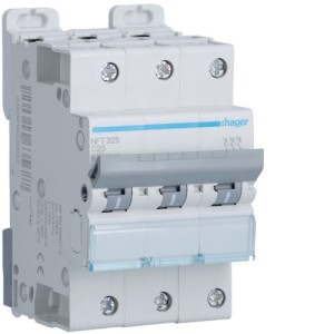 Disj.3P 6-10kA C-25A 3m - DISJONCTEURS MULTI.  HAGER NFT325