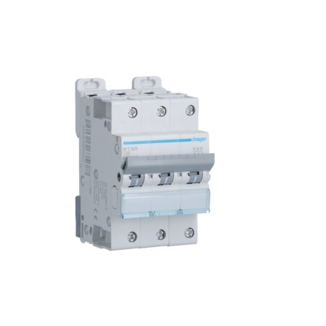 Disj.3P 6-10kA C-25A 3m - DISJONCTEURS MULTI.  HAGER NFT325