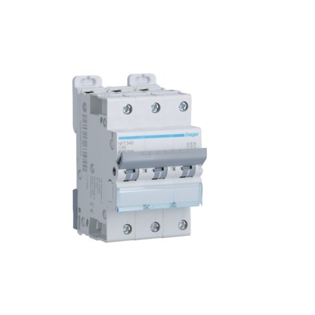 Disj.3P 6-10kA C-40A 3m - DISJONCTEURS MULTI.  HAGER NFT340