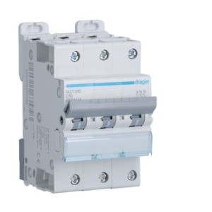 Disj.3P 6-10kA D-10A 3m - DISJONCTEURS MULTI.  HAGER NGT310