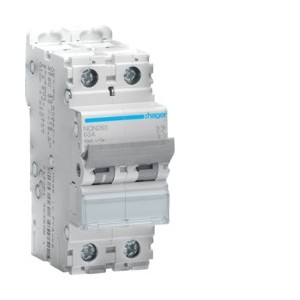 Disj.2P 15kA B-63A 2m - DISJONCTEURS MULTI.  HAGER NQN263