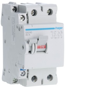 Inter à déclencht libre 2P 40A -   HAGER SA240