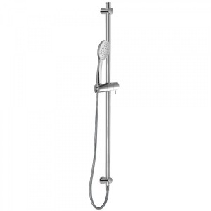 Barre coulissante  Ø 20,6 mm. Long. 966 mm. Flexible satin. Avec prise d'eau murale - TRES 06193105