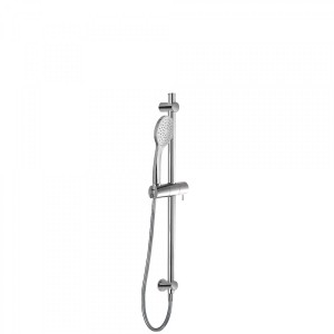 Barre coulissante  Ø 20,6 mm. Long. 575 mm. Flexible satin. Avec prise d'eau murale - TRES 06193103