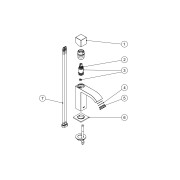 Mitigeur lavabo avec bec cascade - TRES 00610102
