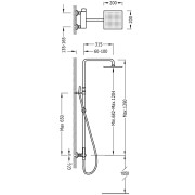Ensemble mitigeur douche LEX - TRES 08119701