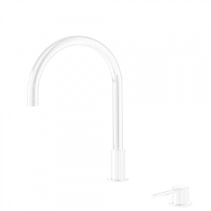 Lavabo mitigeur sur gorge Blanc Mat STUDY - TRES BM
