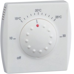 Therm. semi-enc. avec voyant - GEST CHAUF EAU CH  HAGER 25110