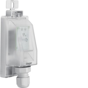 Cellule saillie pr inter crép - GESTION ECLAIRAGE  HAGER EEN003