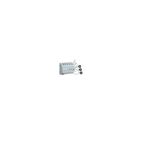 Indicateur conso KNX, 3 tores - TEBIS  HAGER TE332