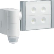 Proj LED détect blanc radio QL - TEBIS  HAGER TRE600