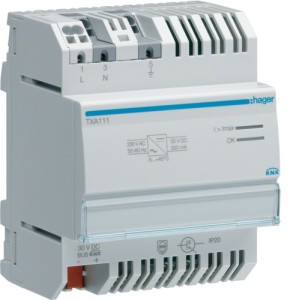 Alim. Bus 30V TBTS 320 mA - TEBIS  HAGER TXA111