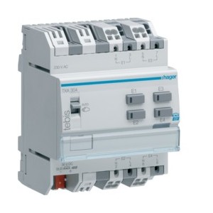 Module 4 entrées mod. 230V~ - TEBIS  HAGER TXA304