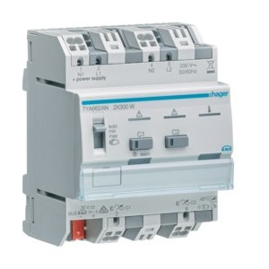 Mod 2 sort var 300W syst Paral - TEBIS  HAGER TYA662AN