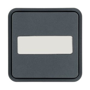 Cubyko 1 t. KNX p.-étiq gris - APPAREILLAGE MURAL  HAGER WNT922