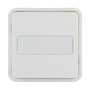 Cubyko 1 t. KNX p.-étiq blanc - APPAREILLAGE MURAL  HAGER WNT922B