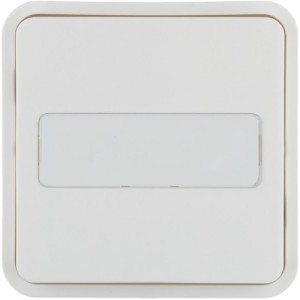 Cubyko 1 t. KNX p.-étiq blanc - APPAREILLAGE MURAL  HAGER WNT922B