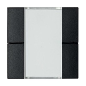 Essensya/systo.tebis 4E noir - APPAREILLAGE MURAL  HAGER WST304N