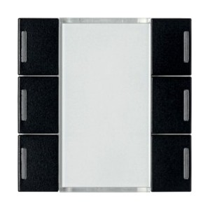 Ess./systo.tebis 6E voy. noir - APPAREILLAGE MURAL  HAGER WST316N