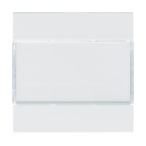 Enjoliveur 2PB KNX pure - APPAREILLAGE MURAL  HAGER WXE302B