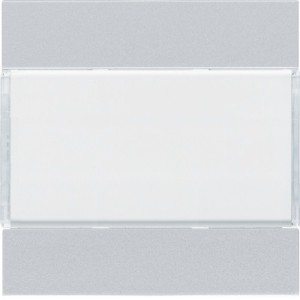 Enjoliveur 2PB KNX titane - APPAREILLAGE MURAL  HAGER WXE302T