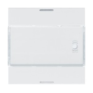 Enjoliveur 2PB KNX LED pure - APPAREILLAGE MURAL  HAGER WXE312B