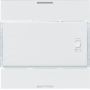 Enjoliveur 2PB KNX LED pure - APPAREILLAGE MURAL  HAGER WXE312B