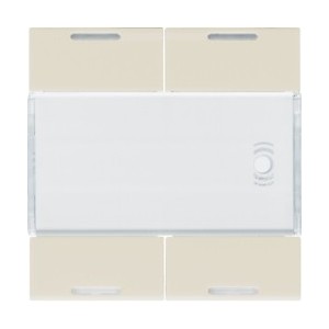 Enjoliveur 4PB KNX LED dune - APPAREILLAGE MURAL  HAGER WXE314D