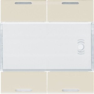 Enjoliveur 4PB KNX LED dune - APPAREILLAGE MURAL  HAGER WXE314D