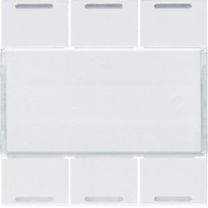 Enjoliveur 6PB KNX LED pure - APPAREILLAGE MURAL  HAGER WXE316B