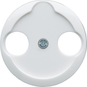 1930 Enjo prise TV + FM Blanc - APPAREILLAGE MURAL 1930 HAGER WMV741B