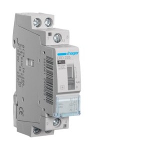 Contact cde manu 25A, 2F, 24V - AUTOMATISMES  HAGER ERD225