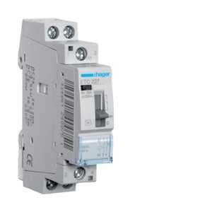 Contact J/N 25A, 1F+1O, 230V - AUTOMATISMES  HAGER ETC227