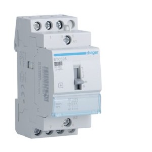 Contact J/N 25A, 3F, 230V - AUTOMATISMES  HAGER ETC325