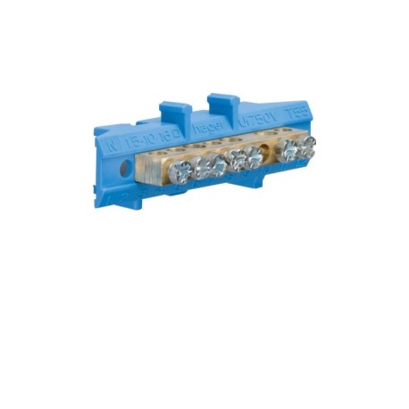 BARRETTE NEUTRE 3X16+4X1O - CONNEXION  HAGER KM07N