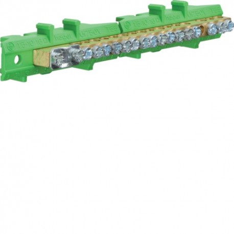 BARRETTE TERRE 1X25+8X16+8X10 - CONNEXION  HAGER KM17E
