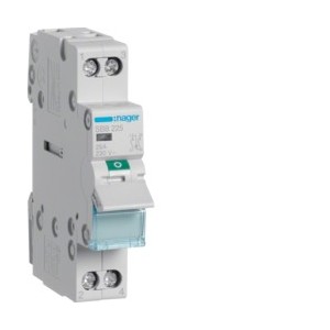 Interrupteur 2P 25A à voyant - COMMANDE SIGNAL  HAGER SBB225