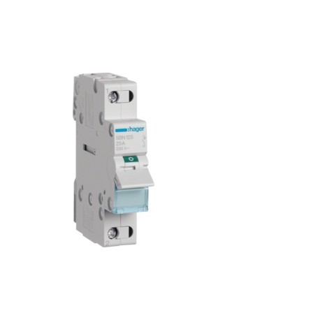 Interrupteur 1P 25A - COMMANDE SIGNAL  HAGER SBN125