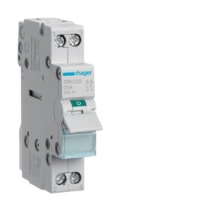 Interrupteur 2P 25A - COMMANDE SIGNAL  HAGER SBN225