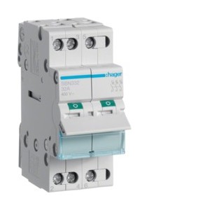 Interrupteur 3P 32A - COMMANDE SIGNAL  HAGER SBN332