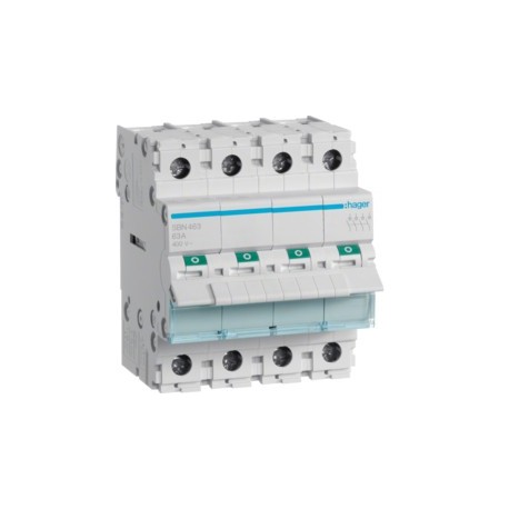 Interrupteur 4P 63A - COMMANDE SIGNAL  HAGER SBN463