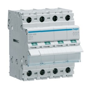 Interrupteur 4P 125A - COMMANDE SIGNAL  HAGER SBN499